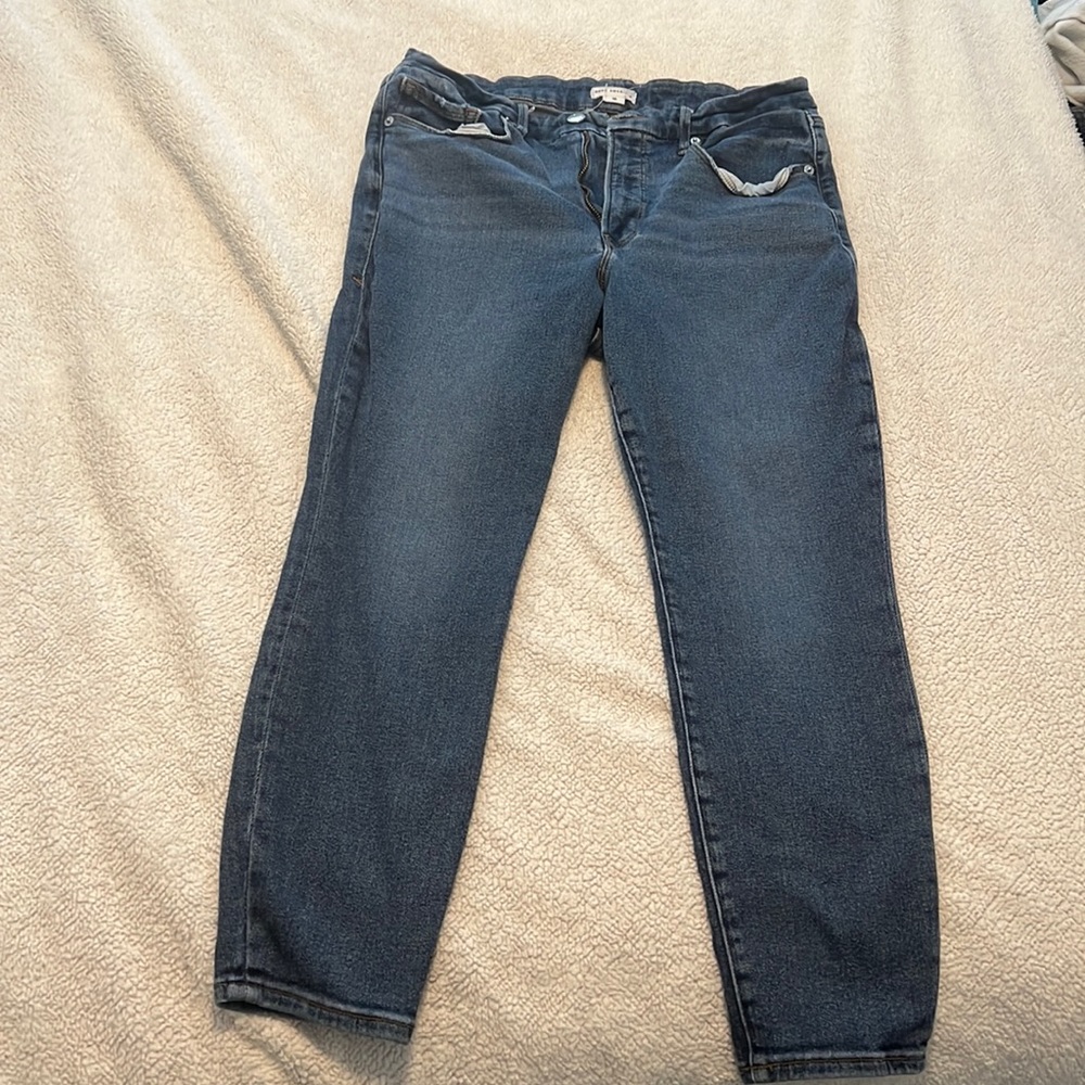 Good American Good Petite skinny Jeans size 15